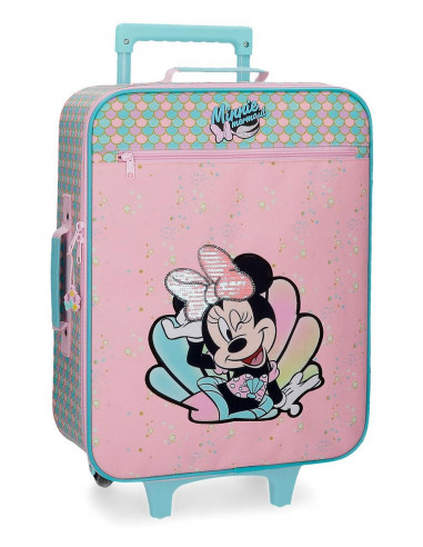 TROLLEY SOFT 50CM.2R.MINNIE MERMAID